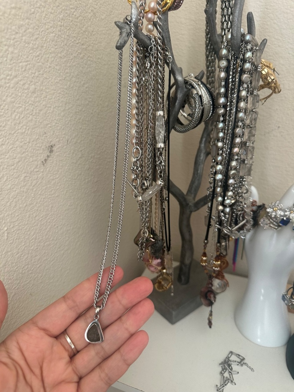 Moldavite Pendant w/Chain - Picture 5 of 5